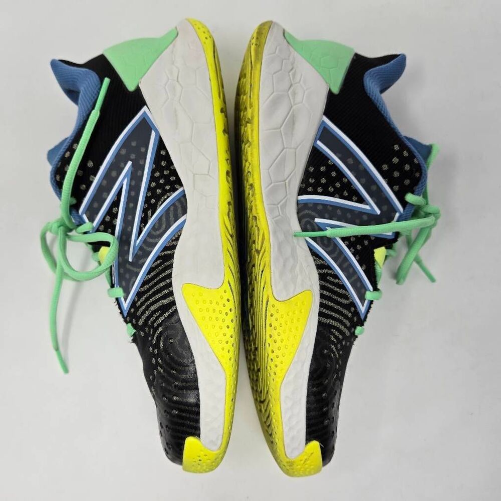 NEW BALANCE FRESH FOAM LAV V2 BLACK HERITAGE BLUE SAMPLE TENNIS SHOE MENS 10 - Picture 9 of 10